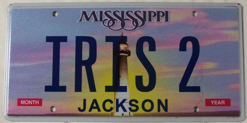 Mississippi Vanity IRIS2 License Plate