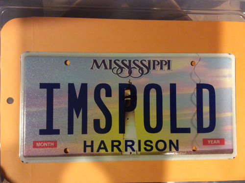 Mississippi Vanity IMSPOLD License Plate