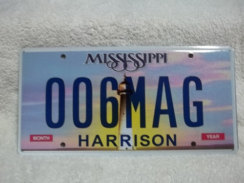 Mississippi Harrison Vanity 006MAG License Plate