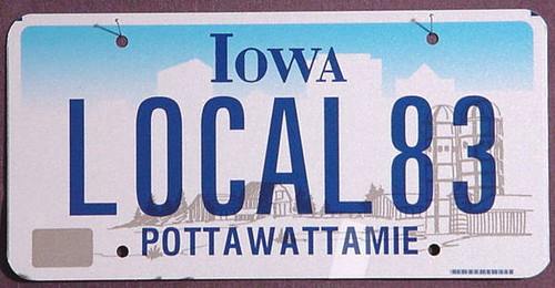 Iowa Farm Scene Vanity 'LOCAL83' Flat