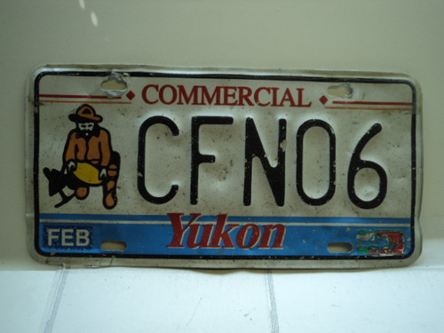YUKON Commercial License Plate CFN06