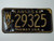 1968 KANSAS Midway USA License Plate WY 29325