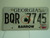 2013 GEORGIA License Plate BQR 7745