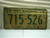 1975 OKLAHOMA Commercial Truck License Plate 715 526