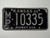 1966 KANSAS Midway USA License Plate MP 10335