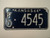 1964 KANSAS License Plate FO 4545