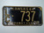 1968 KANSAS Midway USA License Plate LC 737