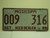 1999 MISSISSIPPI Used Auto Dealer License Plate 009 316