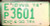 1974 Iowa EP Truck 3601 License Plate