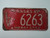 1965 KANSAS Midway USA License Plate LV 6263