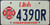 Utah Firefighter 4390R License Plate Fire Fighter