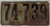 1920 Missouri License Plate 74-739 DMV Clear