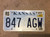 2007 KANSAS Russell County License Plate 847-AGW
