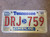 1992 Mar Tennessee DRJ 759 License Plate
