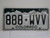 COLORADO License Plate 888 WVV