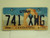 UTAH Centennial 1896 License Plate 741 XWG