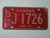 1974 KANSAS License Plate BT J 1726