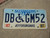 1997 MISSISSIPPI Disabled License Plate DB GM52