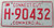 Connecticut Commercial License Plate H-90432
