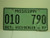 1997 MISSISSIPPI Used Auto Dealer License Plate 010 790
