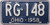 1958 Ohio RG-148 License Plate