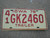 1976 IOWA Trailer License Plate 41 GK2460
