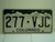 COLORADO License Plate 277 VJC