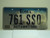 IOWA License Plate 761 SS0