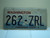 Washington Evergreen State License Plate 262 ZRL