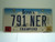 2005 2007 IOWA License Plate 791 NER