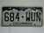 COLORADO License Plate 684 WUN