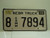 2004 NEBRASKA Commercial Truck License Plate 8 7894 1