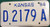 1994 Kansas Dealer License Plate D 2179 A
