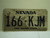 NEVADA Silver State License Plate 166 KJM