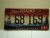 1997 IDAHO Famous Potatoes License Plate 1B 68 169 1