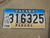 1999 PANAMA License Plate with Sticker 316325