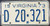 1973 Virginia D 20 321 License Plate DEALER