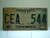 1998 MISSISSIPPI Magnolia License Plate CEA 544