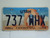 UTAH Centennial 1896 License Plate 737 WHX