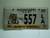 2012 MISSISSIPPI LSU Geaux Tigers License Plate 557 LA