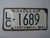 1960 KANSAS 1961 Centennial License Plate LC 1689