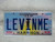 Mississippi Vanity LEVINME License Plate