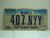 IOWA License Plate 407 NYY
