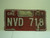 OREGON DOT Department of Transportation License Plate NVD 718