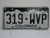 COLORADO License Plate 319 WVP