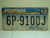 2000 MONTANA Big Sky License Plate 6P 9100J