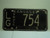 1969 KANSAS Truck 8M regular License Plate LG 754
