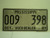 2007 MISSISSIPPI Used Auto Dealer License Plate 009 398