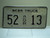 NEBRASKA Agriculture Truck License Plate 52 AGR 13