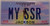 Mississippi Vanity License Plate MY SSR